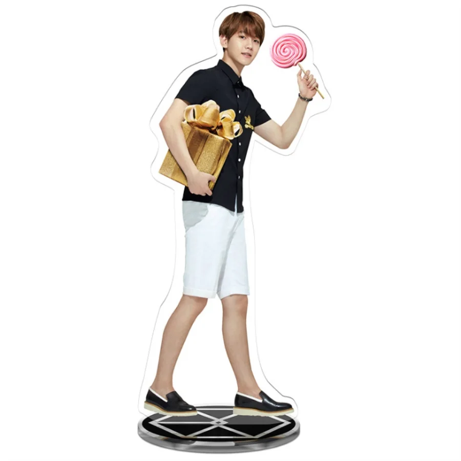 BAEKHYUN Кпоп EXO Members акриловая фигурка стэнди, кукла Sehun Baekhyun, стоячий настольный декор, 21 см - Цвет: BAEKHYUN