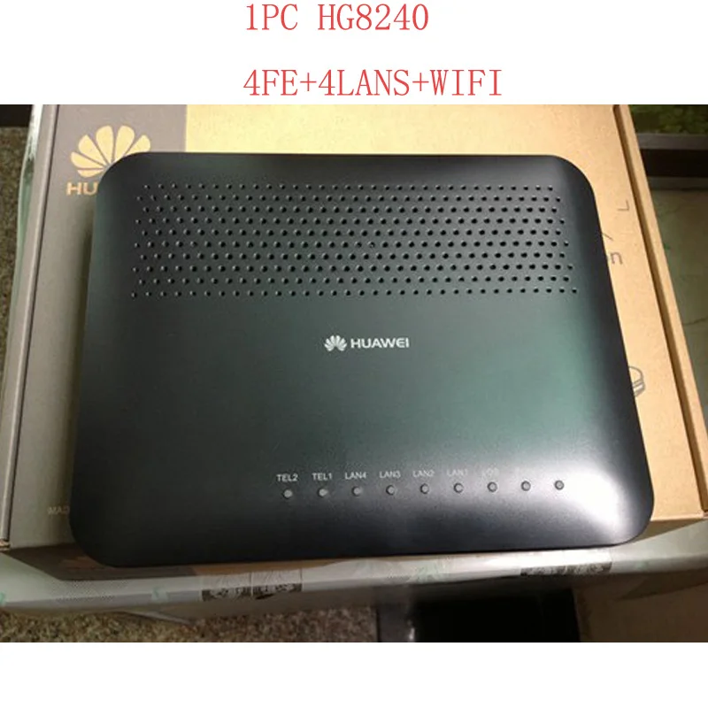 4FE4LANS 1WIFI Hua Wei HG8240 GPON ONU 4FE+ 4LAN+ wifi или 1GE+ 3FE+ 4LAN+ wifi для FTTH FTTB FTTX сетевой волоконно-оптический маршрутизатор - Цвет: 4FE4LANS 1WIFI