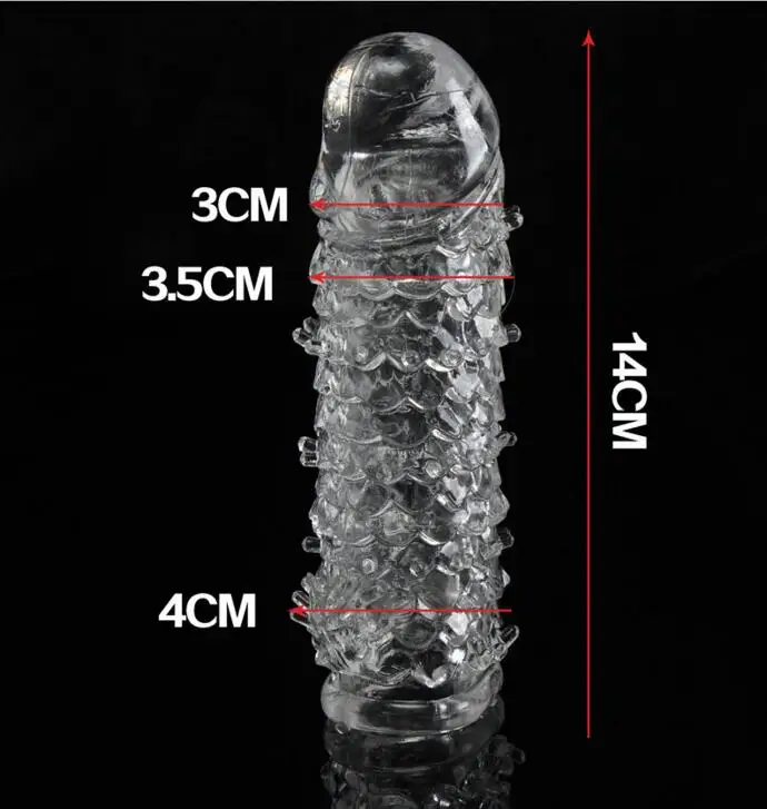 Рыбья чешуя очертания презервативы задержки пениса Extender многоразовые рукава для