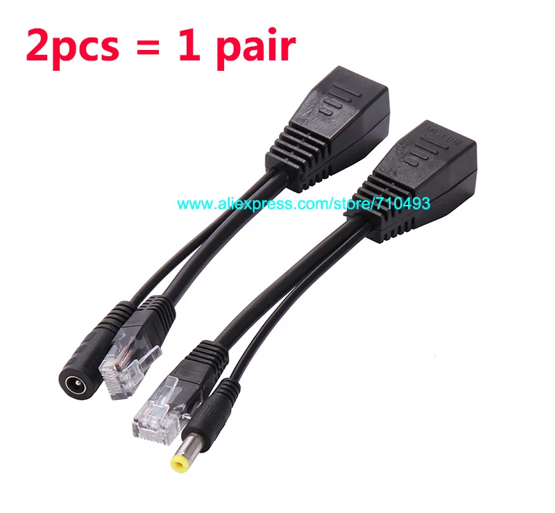 50pair PoE Passive Cable Splitter Power Over Ethernet For IP Camera Injector Kit Adapter DHL shipping | Обустройство дома