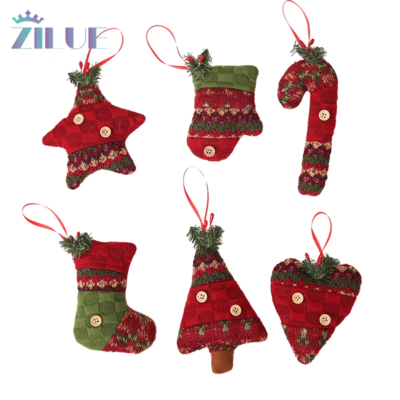 

Zilue 1Pcs Christmas Festival Pendant Felt Cloth Christmas Gift Bag Pendant Children Christmas Festival Gift Pendant Decorations