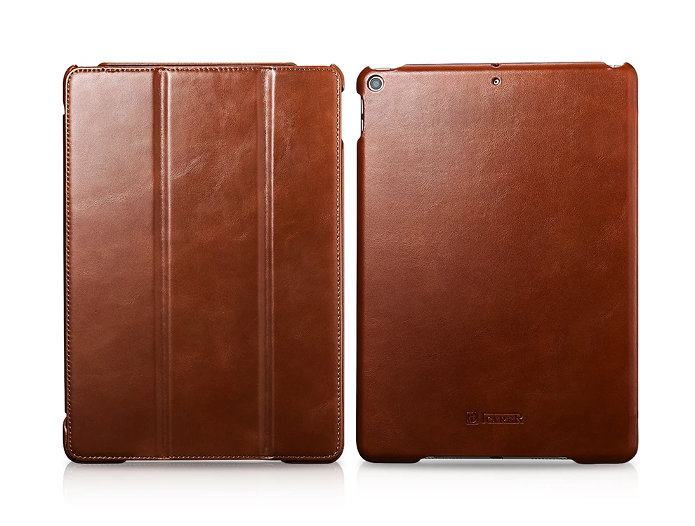 ICARER для iPad Air чехол, винтажный флип-чехол из натуральной кожи, умный чехол для iPad Air 3, защитный чехол-подставка