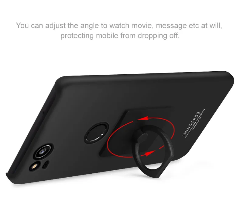 IMAK Ковбой матовый чехол для телефона Google pixel2 бампер + держатель Экран протектор