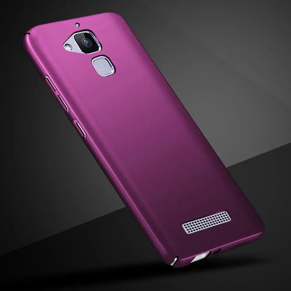 Slim Hard PC Phone Case For Asus ZenFone 3 Max ZC520TL Cover Frosted Plastic Case For Asus ZenFone 3Max ZC520TL X008D 5.2" Coque - Цвет: Purple