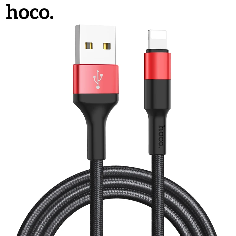 HOCO USB кабель для зарядного устройства для iPhone X 8 Быстрая зарядка USB кабель для передачи данных для iPhone 7 Plus SE 6 6s 5 5S IOS 11 8 Pin адаптер шнур Новинка