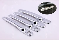 funduoo for hyundai sonata 2002 2003 2004 2005 new chrome car door handle cover trim sticker with two keyholes free shipping