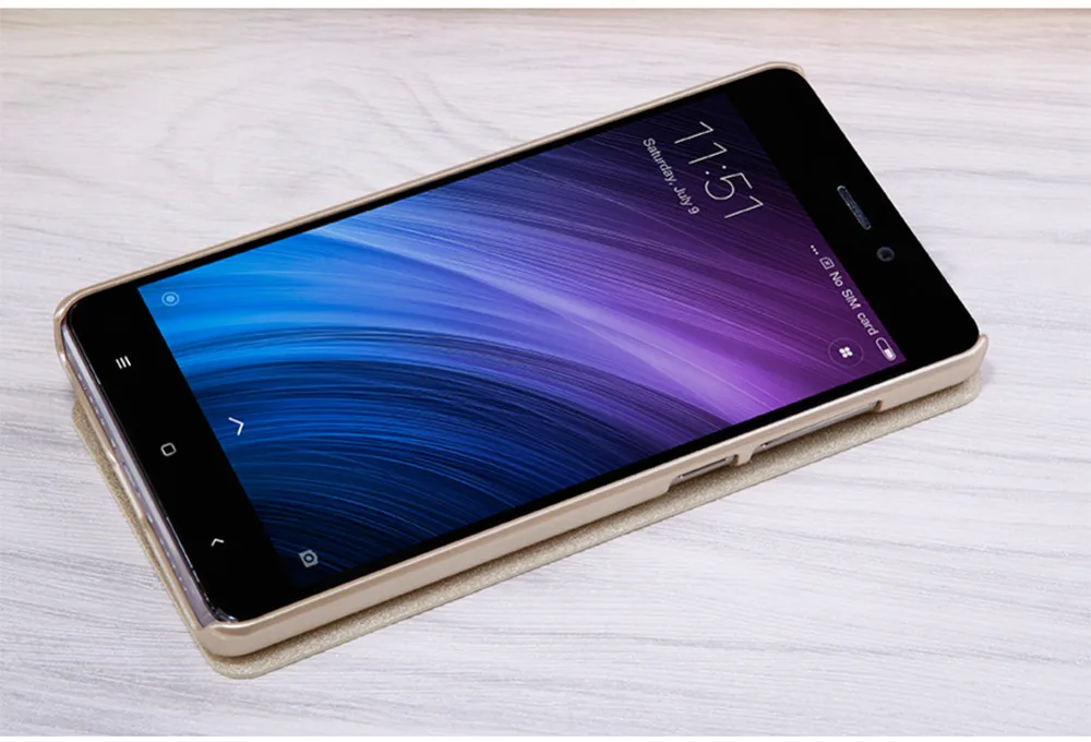 Nillkin выдолбленное Окно флип чехол для Xiaomi Redmi 4 Prime/Redmi4 Pro защитный чехол