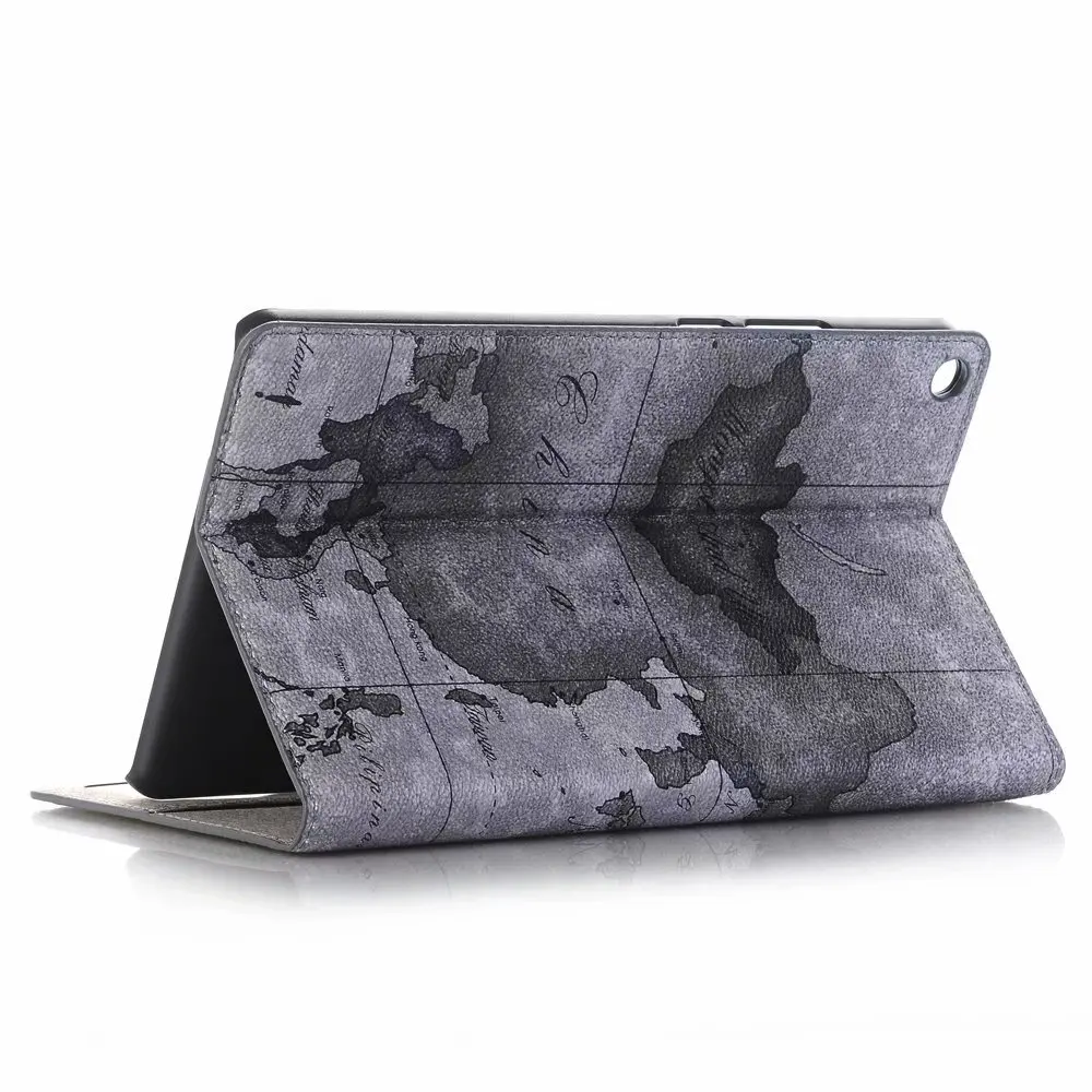 Black 2 Деловой кожаный чехол для huawei MediaPad T3 8,0 KOB-L09 KOB-W09 8,0 дюймов, подставка для планшета с отделением для карт+ подарок - Цвет: Black 2