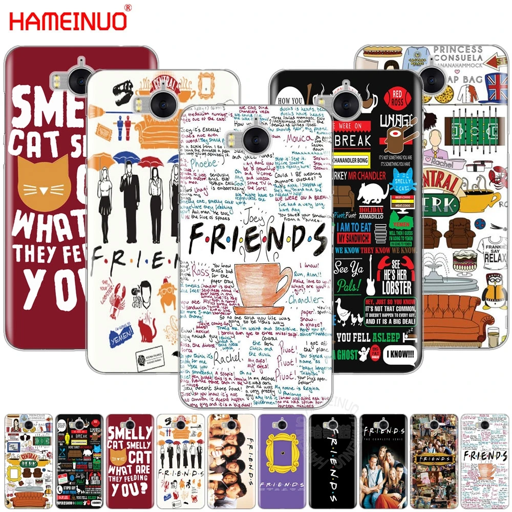HAMEINUO друзья ТВ сотовый телефон чехол для huawei honor 3C 4X 4C 5C 5X 6 7 Y3 Y6 Y5 2 II Y560 Y7 2017|case for