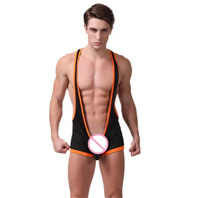 Модное Новое поступление пикантное мужское Сетчатое нижнее белье для борьбы с