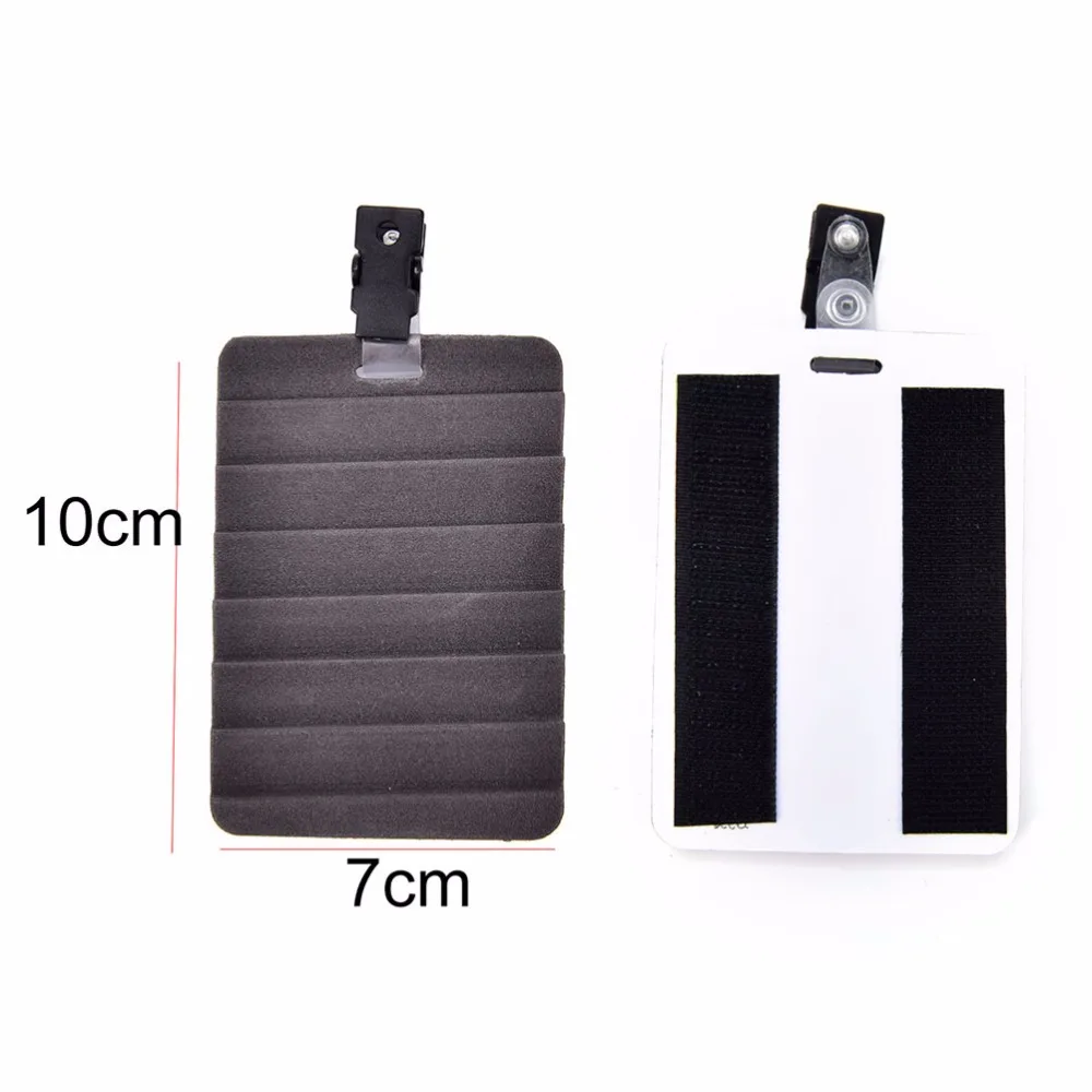 Black Ripple Foam Fly Patch Tool 1Pc 10*7cm Stream With Clip | Спорт и развлечения