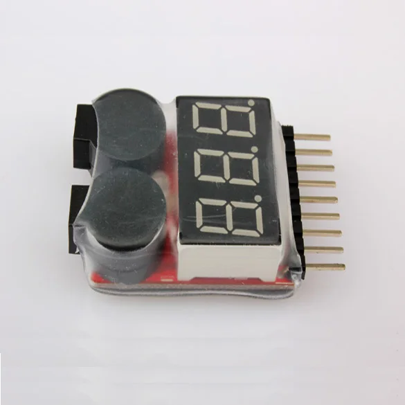 СВЕТОДИОДНЫЙ индикатор напряжения Lipo 1-8S тестер низкого зуммер тревога | Игрушки