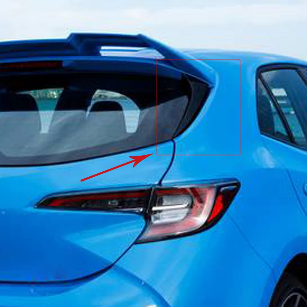 Аксессуары для Toyota Corolla хэтчбек 2019 2020 АБС пластик хром стример на заднее стекло