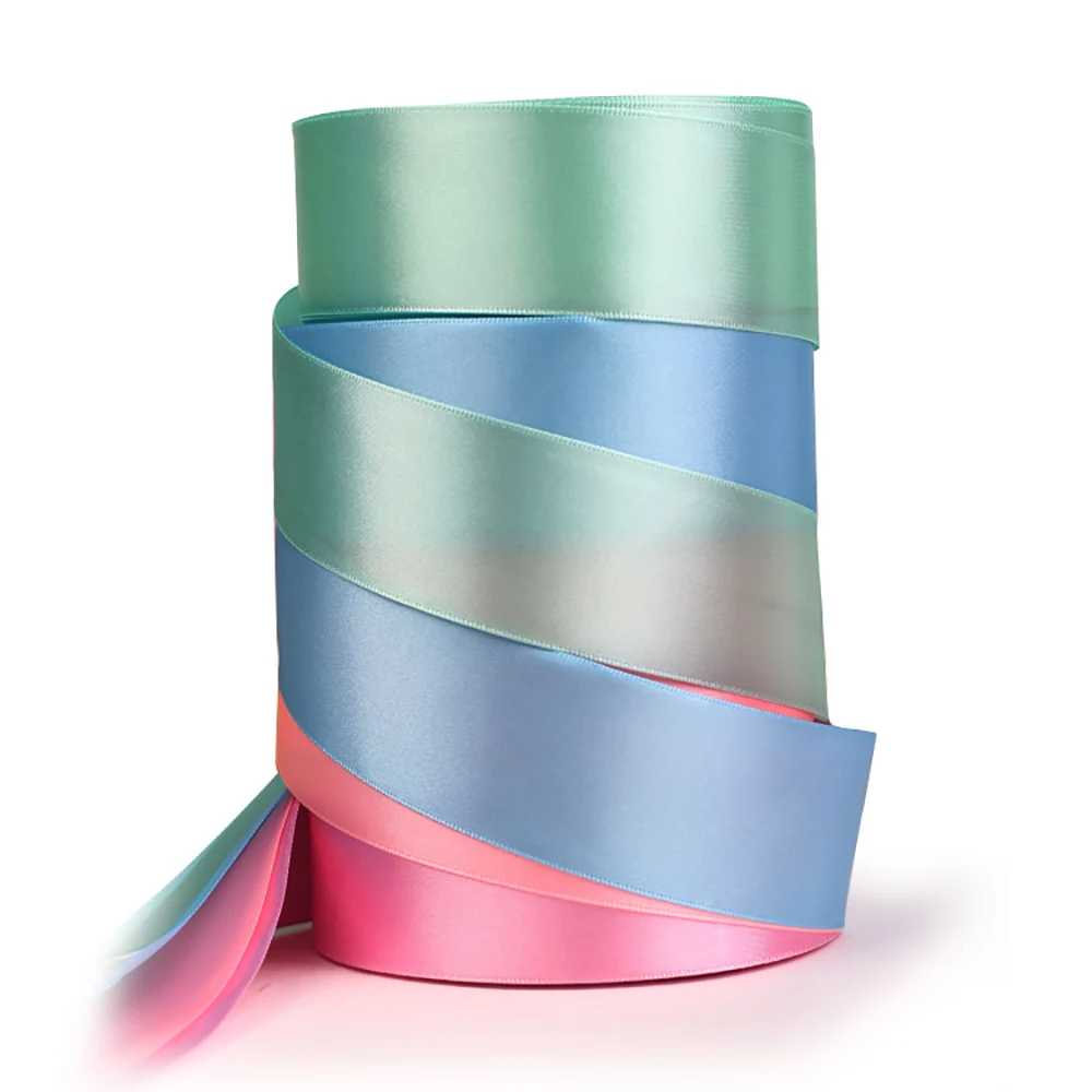 

Satin Ribbon Solid Color Double Face 32/38/50/63/75/100mm For Handmade Gift Wrap Christmas&Wedding Party Decoration BBXW-026E