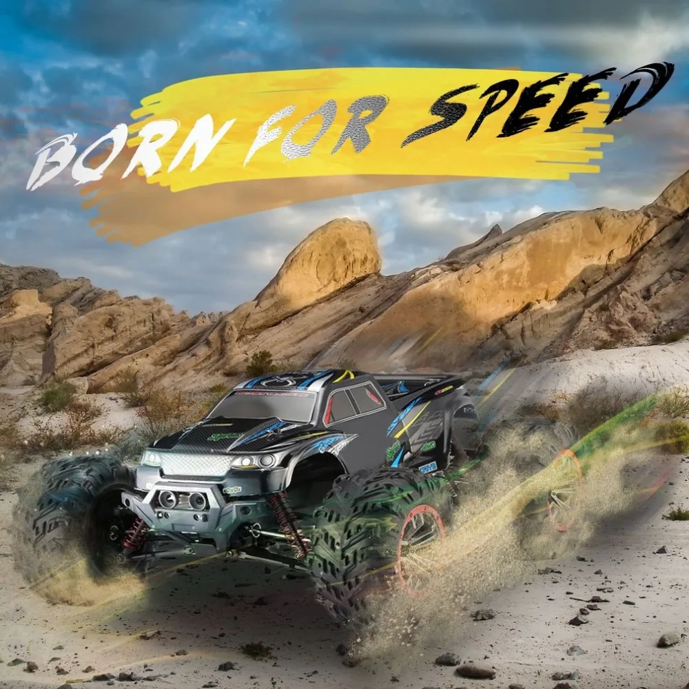 9125 4WD 1/10 высокая скорость 46 км/ч Электрический Supersonic грузовик Внедорожник Багги RC гоночный автомобиль электронная игрушка RTR