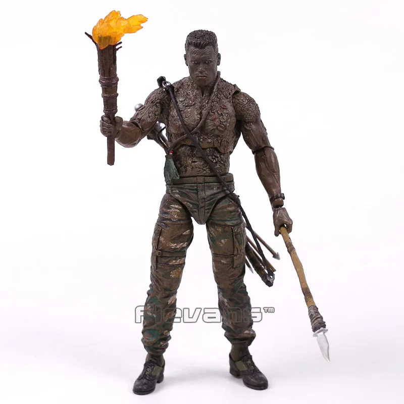 Экшн-фигурка хищника NECA 30-летие патруль джунглей маскировка голландский Охотник