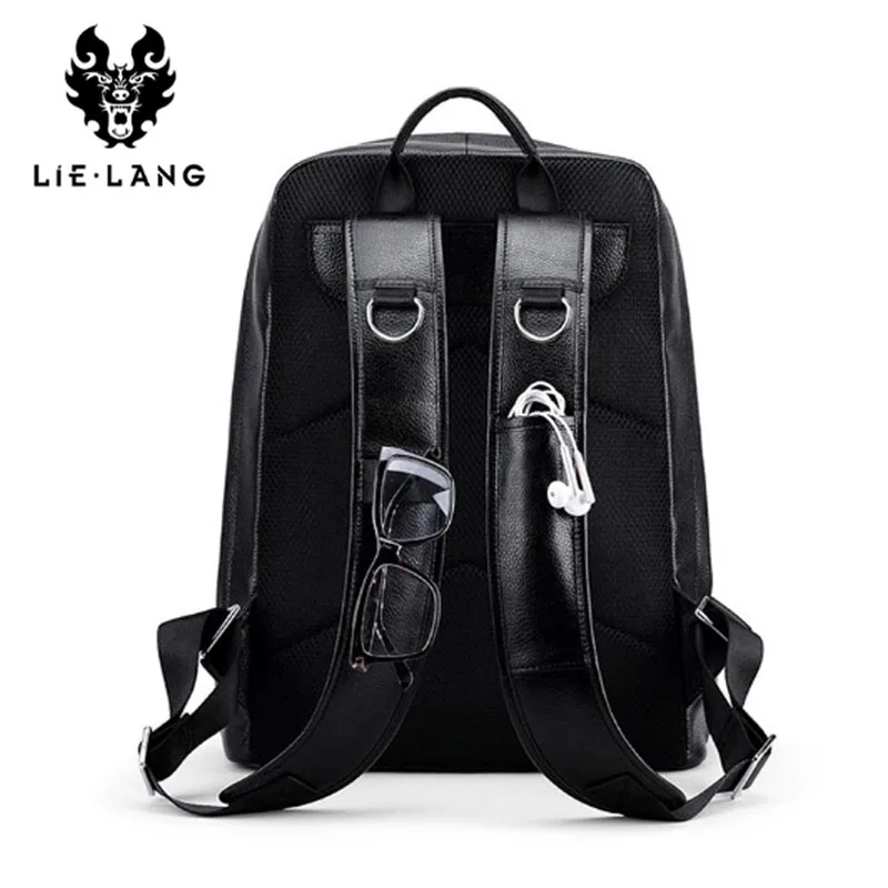 LIELANG кожаный рюкзак мужской 2019 натуральная кожа Mochila ноутбук рюкзаки