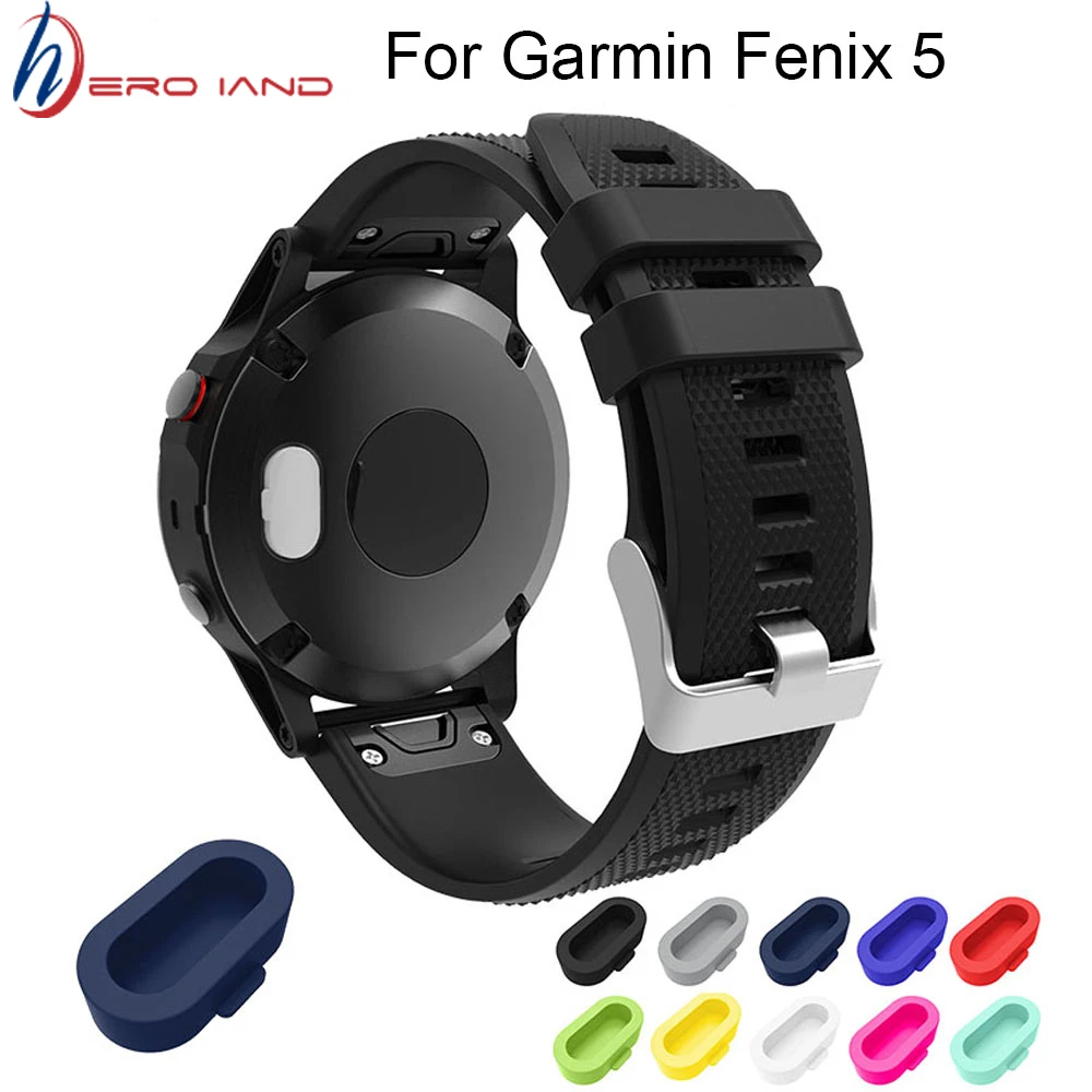 Защита порта браслета Hero Iand и пылезащитные заглушки для Garmin Fenix 5/5X/5S силиконовый