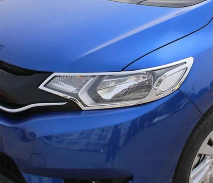 JINGHANG ABS Хромированная Автомобильная передняя фара + задний фонарь Накладка для