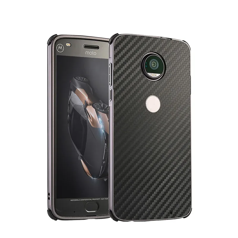 Роскошный металлический корпус жесткий чехол для Motorola MOTO G6 G5S E4 E5 плюс 2IN1 и потяните углеродного волокна ПК чехол для MOTO E5 G6 Play чехол
