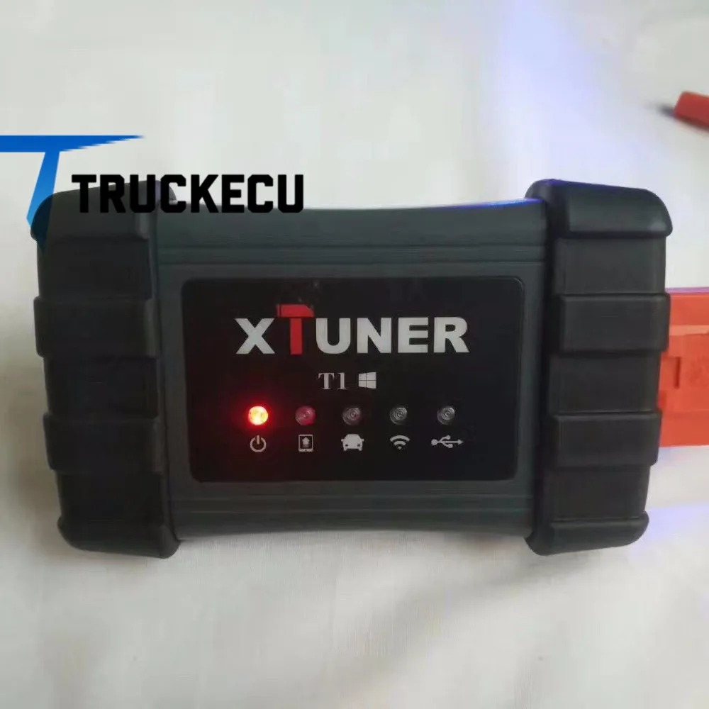 XTUNER T1 для грузовых экскаваторов строительных транспортных средств Диагностика ABS подушка безопасности DPF OBD2 сканер для дизельных грузовиков+ планшет VPECKER T1
