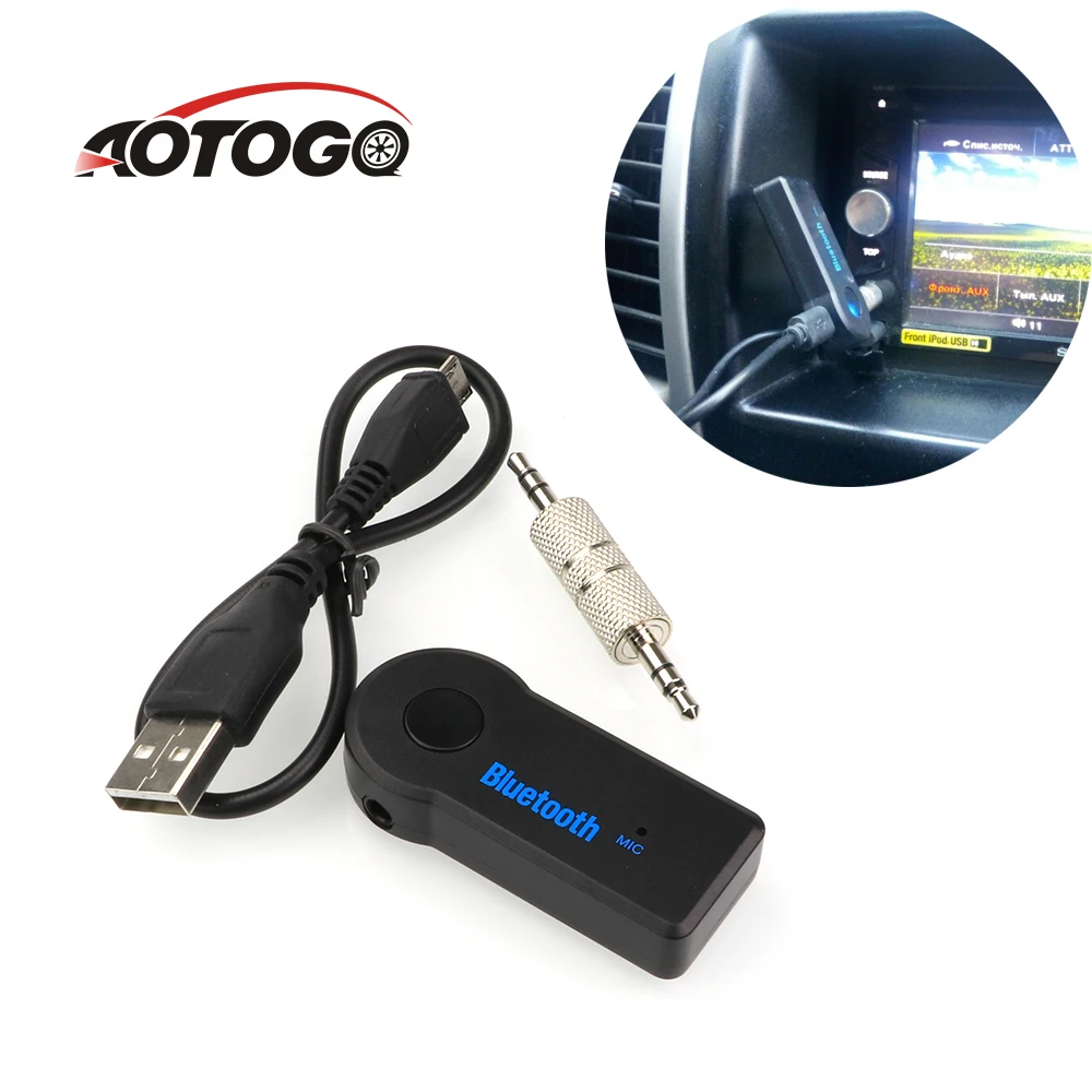 fm приемник автомобиля трансмиттер Bluetooth Aux мини bluetooth-аудиоресивер передатчик 3,5 мм разъем громкой связи Авто Bluetooth автомобильный комплект музыкальный адаптер Aux Bluetooth