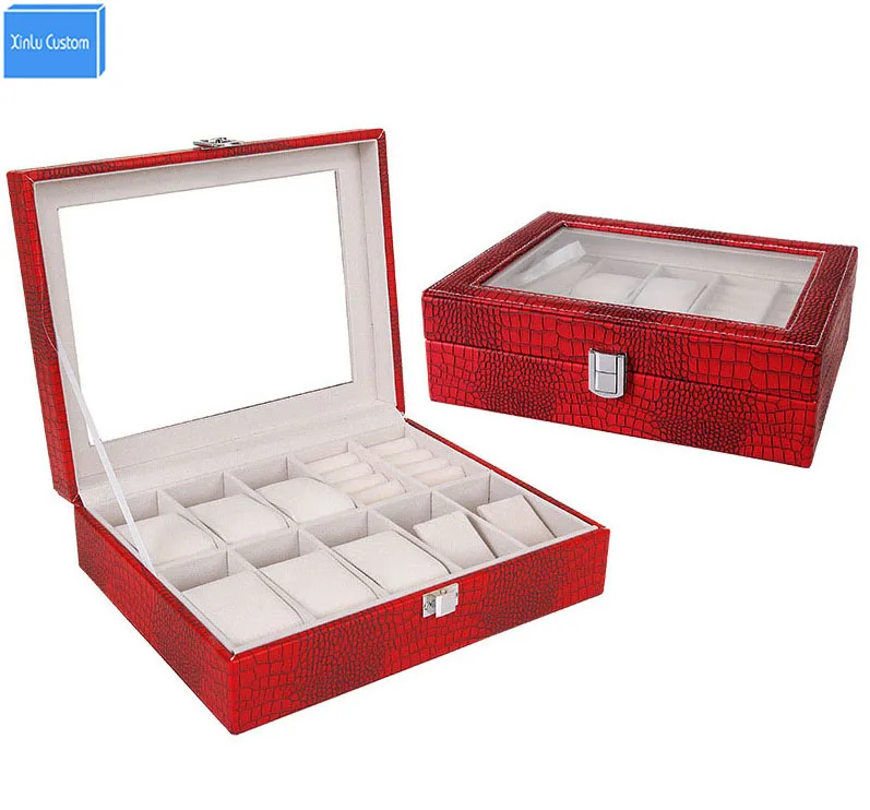 Wholesale Box for Jewelry/Watch/Bracelet/Ring Women/Men Leopard Leather Storage&ampDisplay Watches Hour Cases Gift Packaging | Наручные