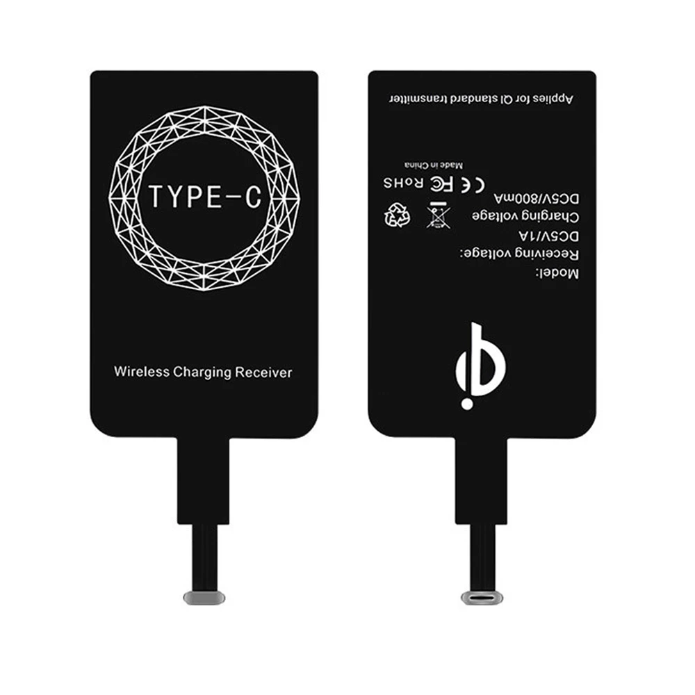 Type-C Qi беспроводной зарядный USB-C модуль Qi приемник с интерфейсом type C для Xiaomi 5 для huawei для zte для Oneplus 2 3