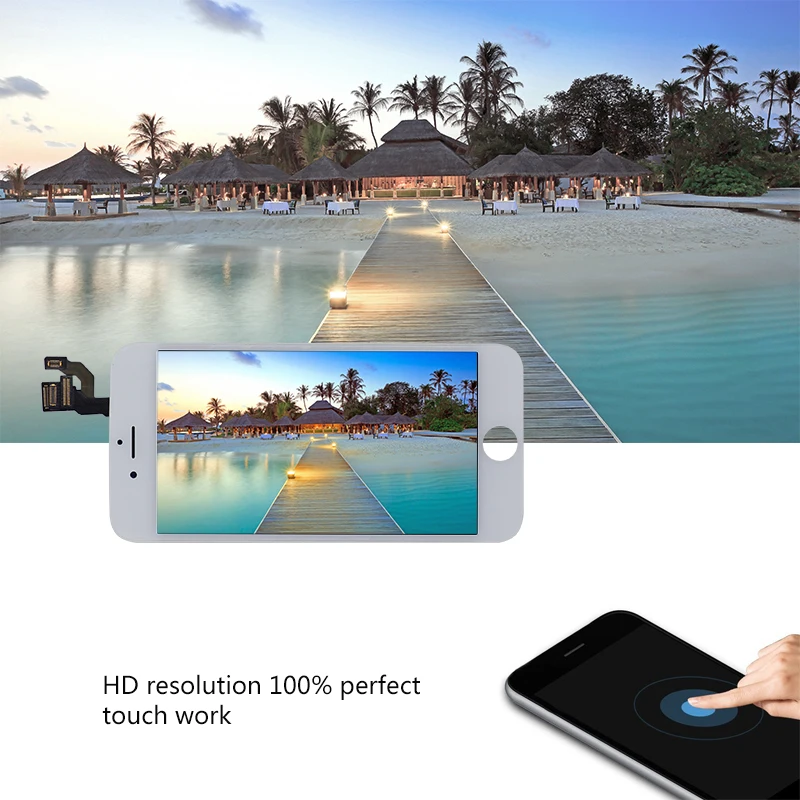 ЖК-дисплей Efaith для iPhone 6 с сенсорным экраном дигитайзером передней камерой и