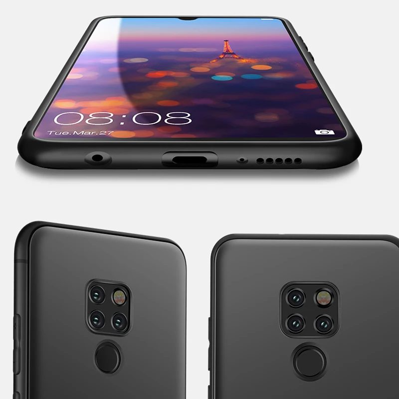 Для Huawei Mate 20 Pro Чехол полная защита Мягкие силиконовые Матовые ТПУ чехлы для