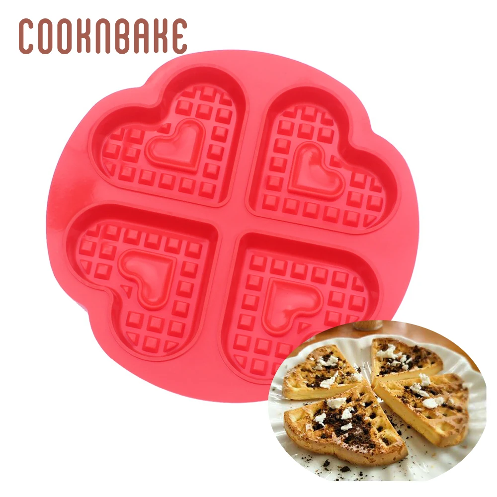COOKNBAKE силиконовая форма для вафельного печенья выпечки тортов круглое печенье