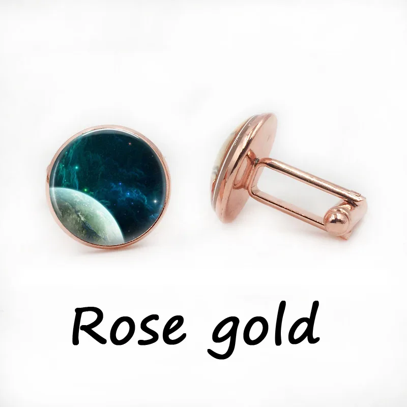 Запонки Луна и облако переносные художественные запонки небесные ювелирные