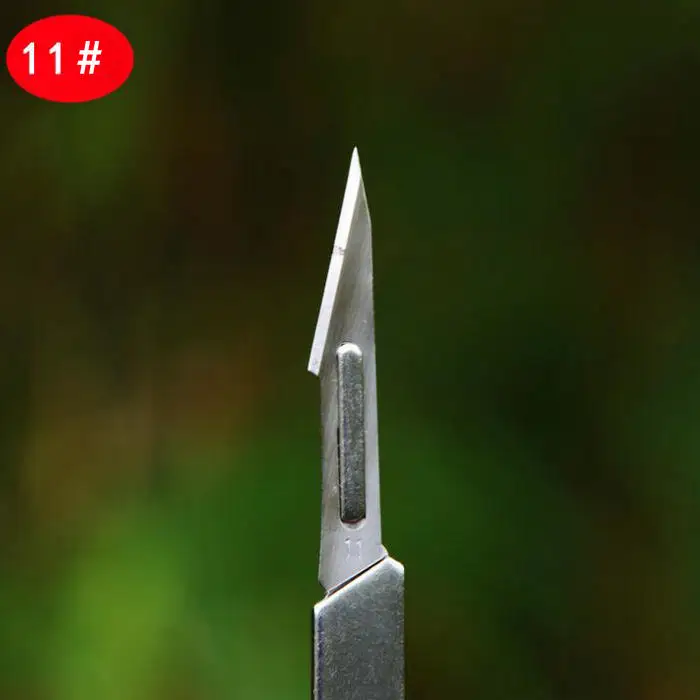 100 шт./лот хирургическое лезвие из углеродистой стали скальпель ножа