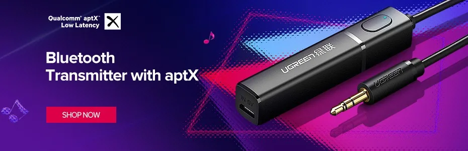 Ugreen Беспроводной USB Bluetooth Адаптер V4.0 Bluetooth Dongle Музыка Приемник Звука Адаптер Bluetooth Передатчик для Компьютера PC