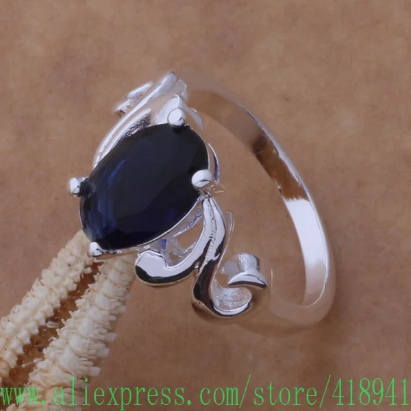Silver Plated ring fashion jewelry rare/dark purple stone /ejpanawa bkrakbya AR351 | Украшения и аксессуары