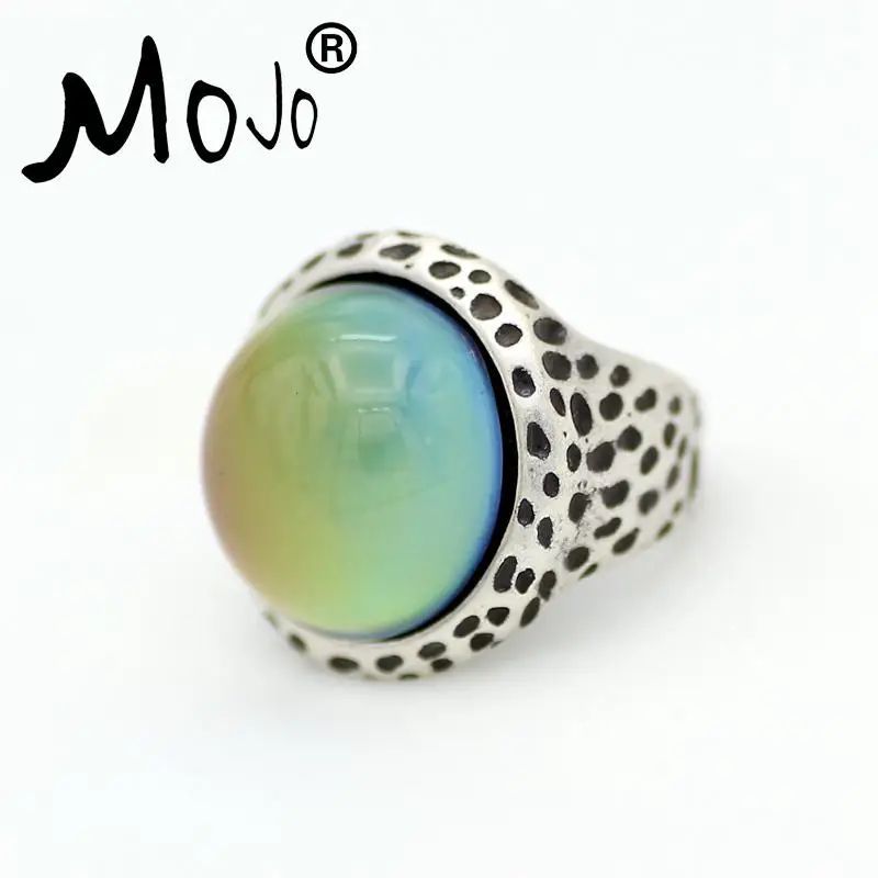 2 шт. винтажное богемное ретро кольцо с изменяющимся цветом настроения