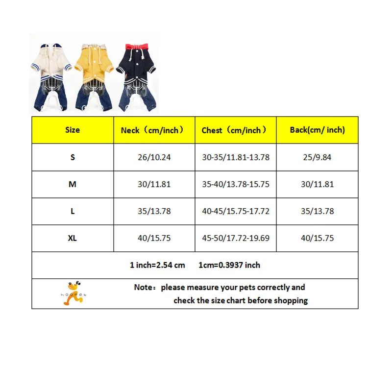 HOOPET Новый осень зима Товары для домашних животных Собаки Кошки Одежда четыре