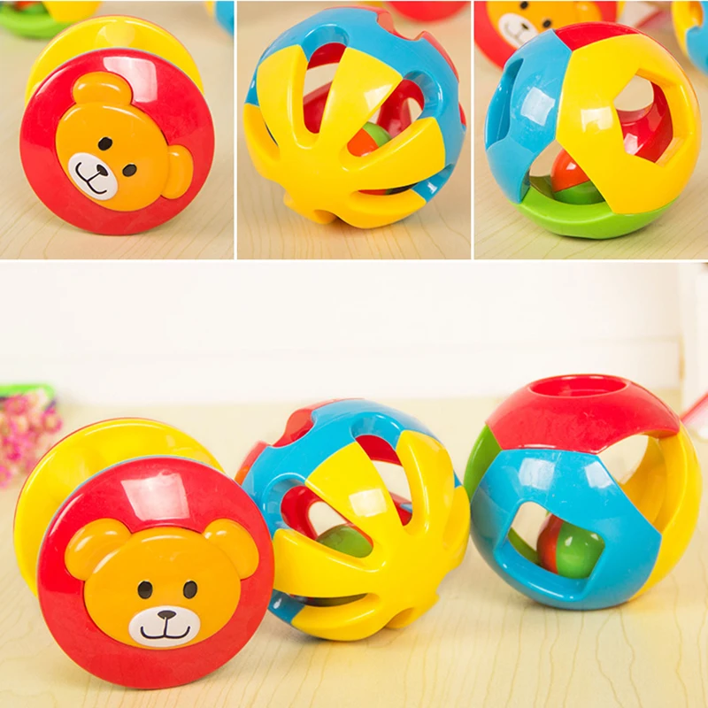 

Newborn Rattle Sensory Infant Toys for Baby Toys 0-12 months Educational Stroller Toy Geometric Balls