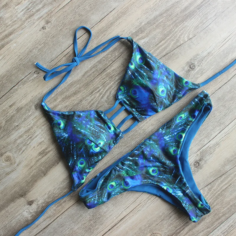 Новый Hot Sexy Bikinis Swimsuit Женщин Купальный Костюм Холтер Push Up Комплект Бикини Плюс