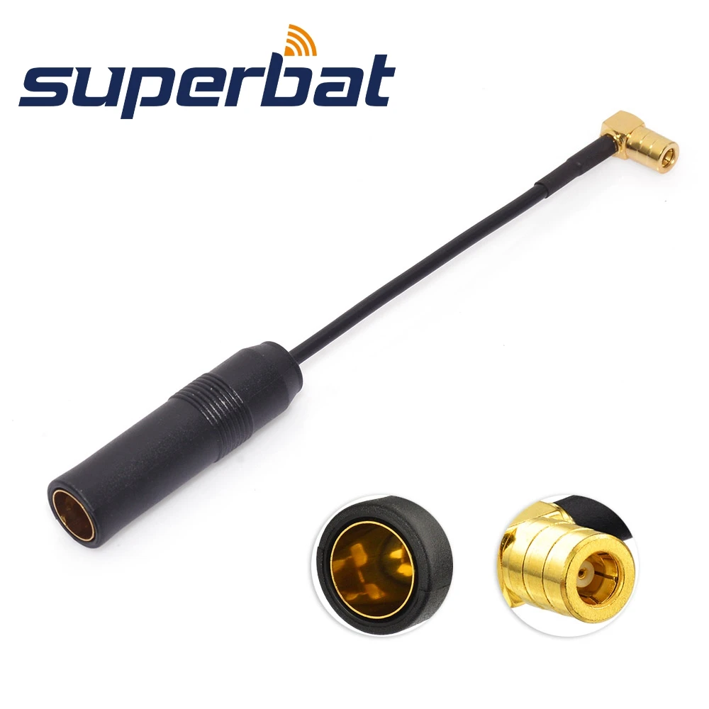 Автомобильный цифровой радиоприемник Superbat DAB/DAB + разъем DIN для SMB гнездовой