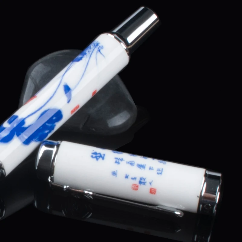 JINHAO 950 Горячее предложение Китайский Синий и белый фарфор шаблон Ручка