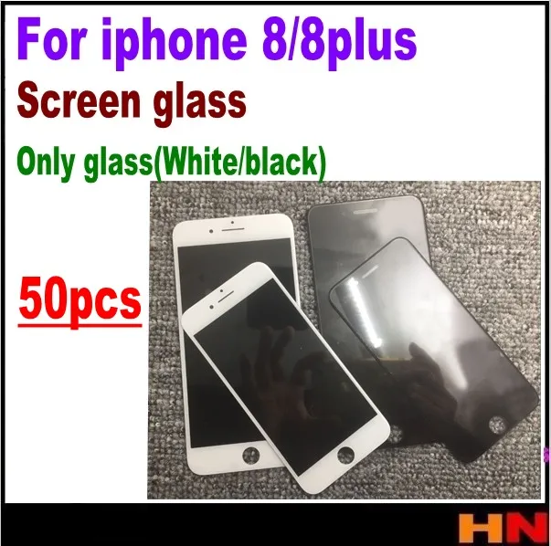 50 шт. высокое качество для iPhone 8 8P Plus новый передний экран стекло Внешний ЖК