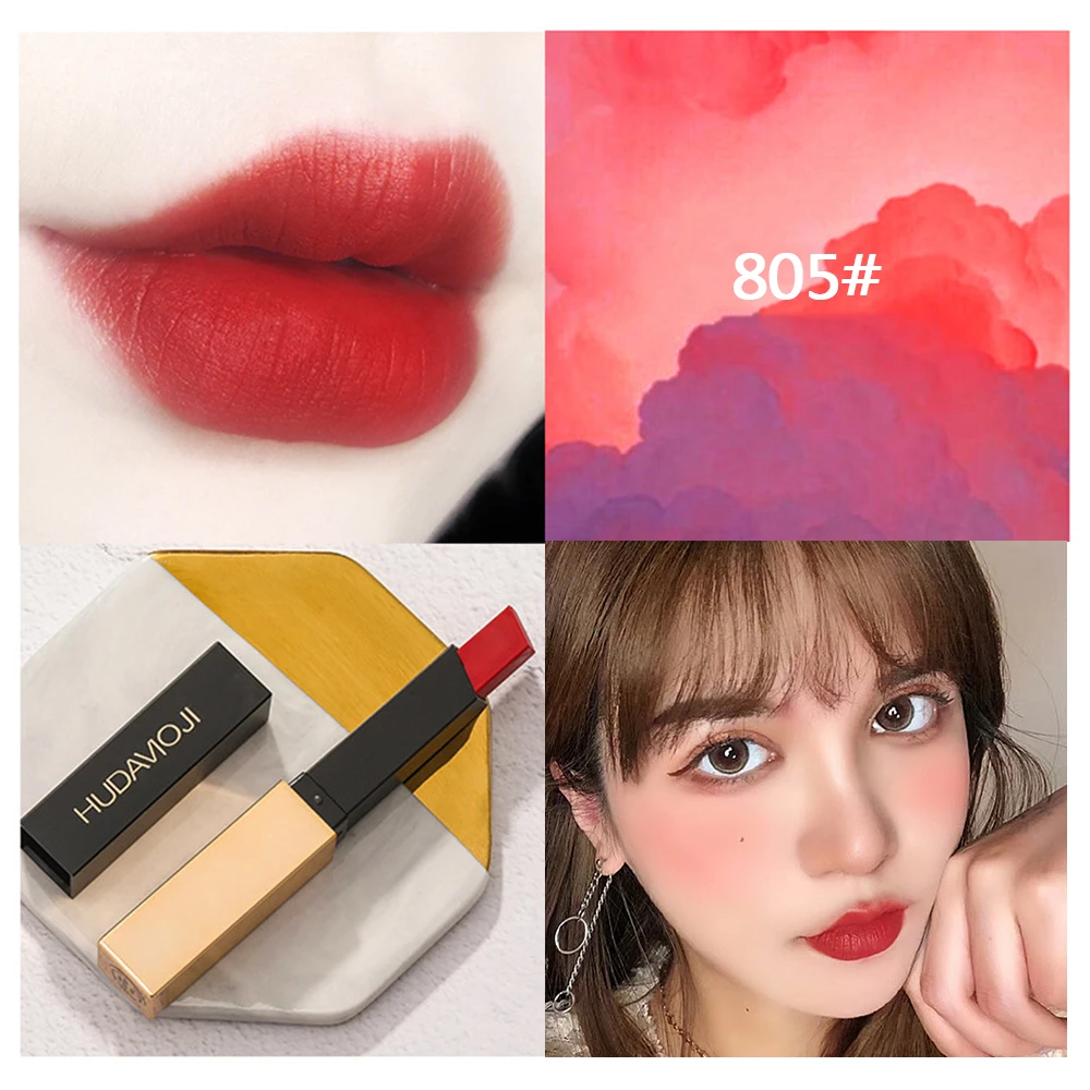 Retro is red 6 цветов, водостойкая, стойкая, сексуальная, красная помада, телесная, матовая, губная помада, макияж, матовая губная помада, макияж, матовая, Kyliejenner, губная помада, набор - Цвет: Retro is red