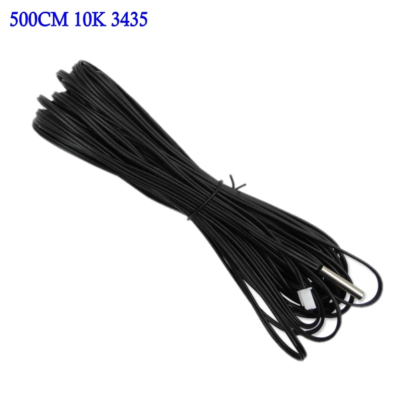 500cm Sensor STC-3008, переменный ток, 220 В, 12 В, 24 В, цифровой двойной термометр, контроль температуры, Лер, термостат, контроль инкубатора, двухсторонний выход, двойной зонд - Цвет: 500cm Sensor