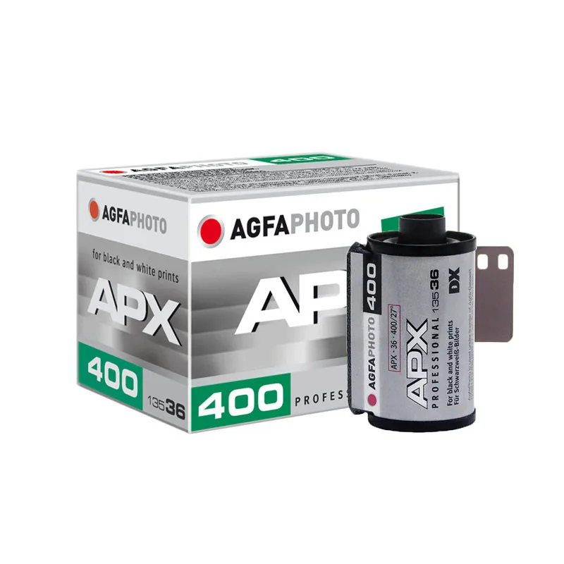 AGFA APX 400 черно-белая пленка 35 мм 36exp 135-36x5 рулонов