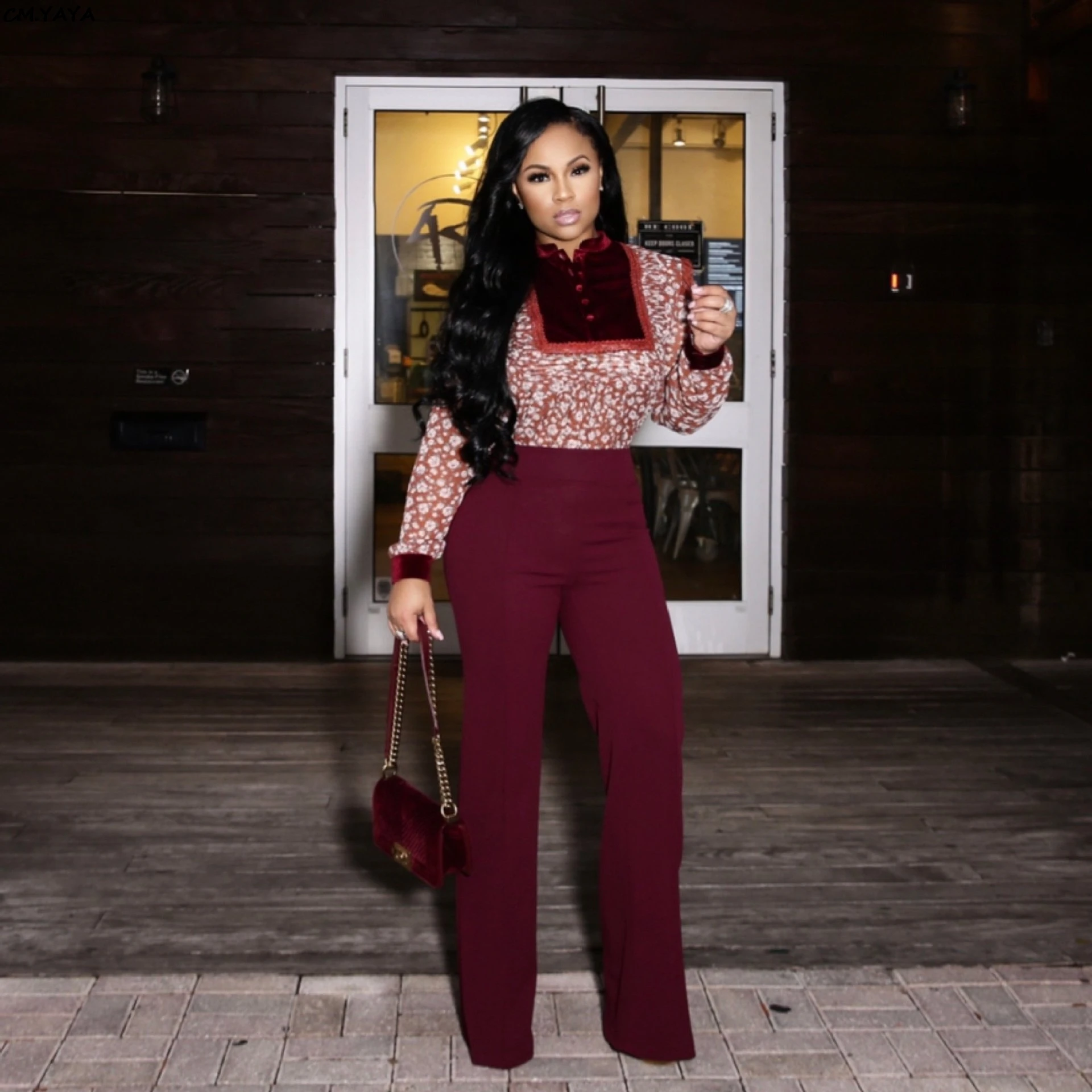 Новинка женские пуловеры с рюшами на плечах рукавом в стиле пэчворк цветочным