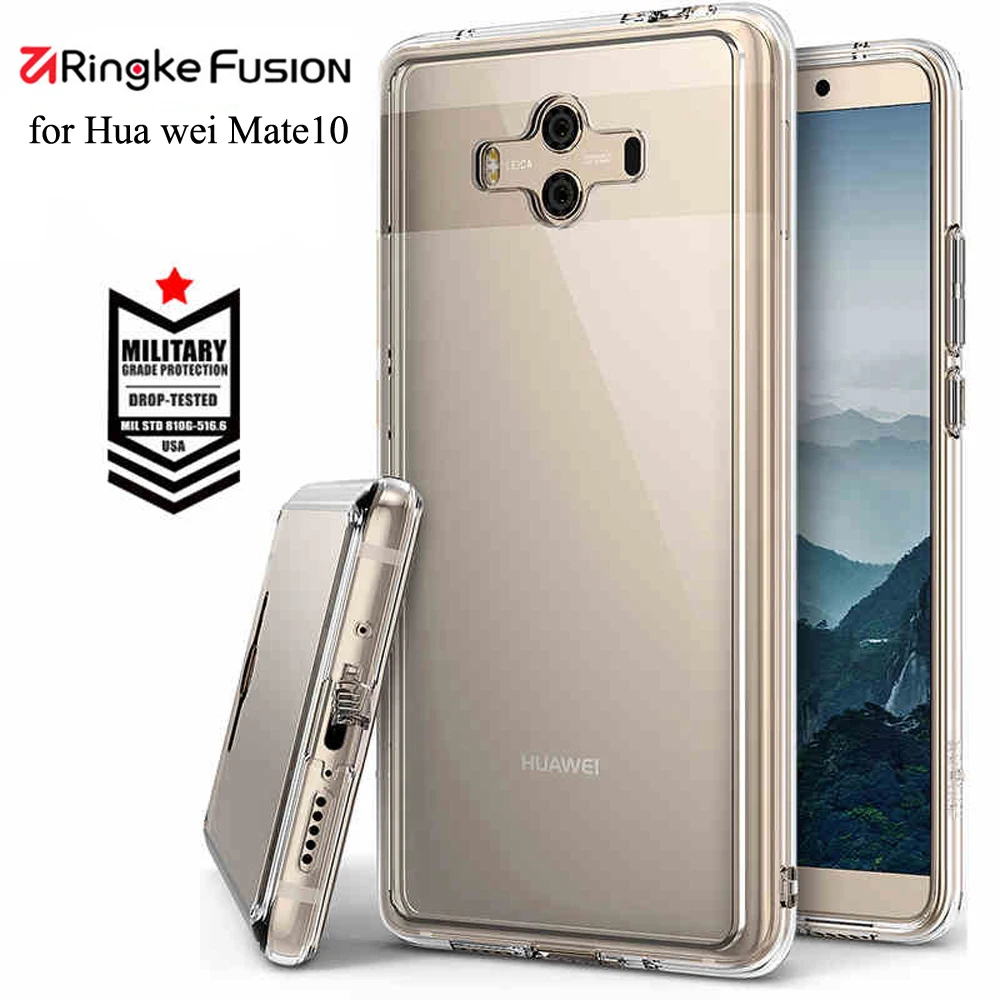 Чехол Ringke Fusion для Huawei Mate 10 прозрачная задняя крышка из поликарбоната мягкая