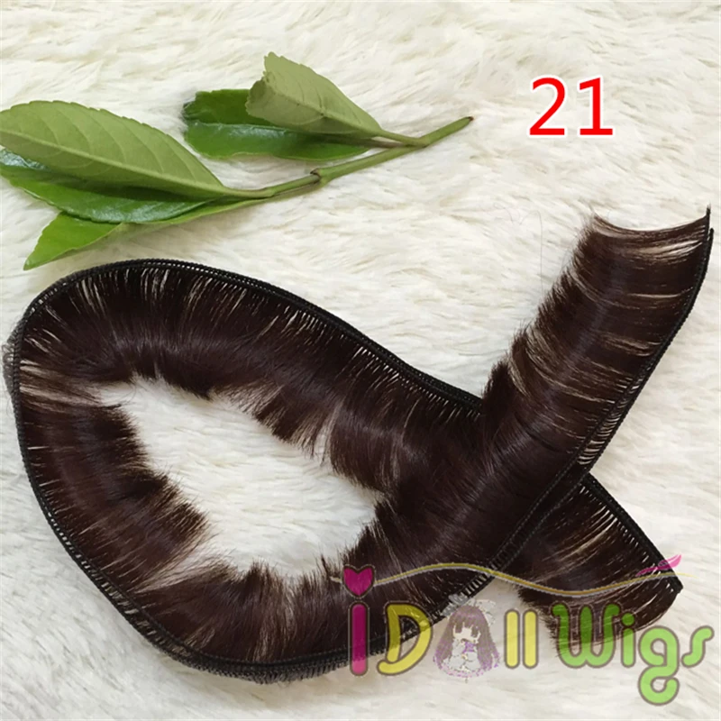 5*100 см DIY короткие волосы, 10 шт./партия 18 цветов на выбор, хорошее качество термостойкие синтетические волосы