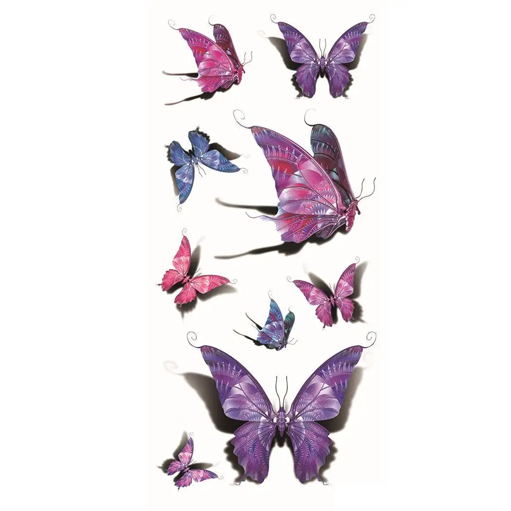 Новые молодые парни Для мужчин женщин Водонепроницаемый 3D наклейки татуировки