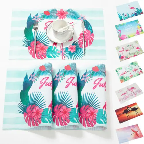 1 шт. полосатые салфетки из ПВХ обеденный стол коврик для обеда тарелки еды